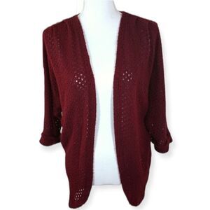 COTTON ON BURGUNDY CARDIGAN SZ.S EUC